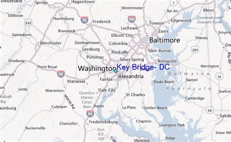 key bridge map location